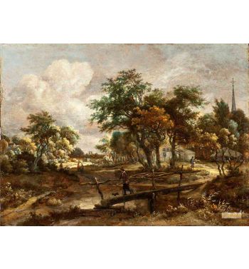 Landscape With A Footbridge
