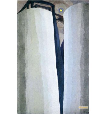 Silver Tanks And Moon 1930
