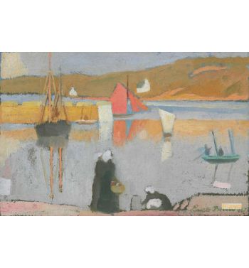 The Port At Saint Briac 1887