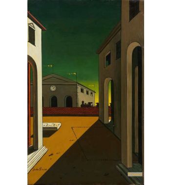 Piazza d'Italia con Piedistallo Vuoto