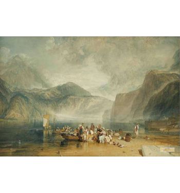 Lake Of Lucerne From The Landing Place At Fleulen