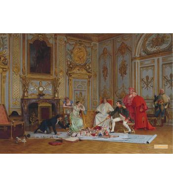 Napoleon Planning His Coronation