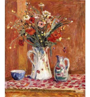 Flowers With Pottery