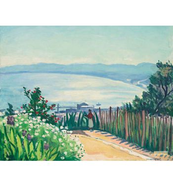 Bay Of Algiers, View Of El Biar