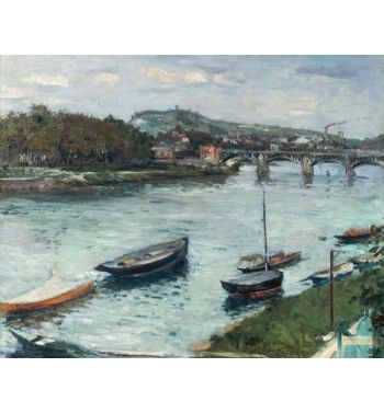 The Bank And The Bridge Of Argenteuil