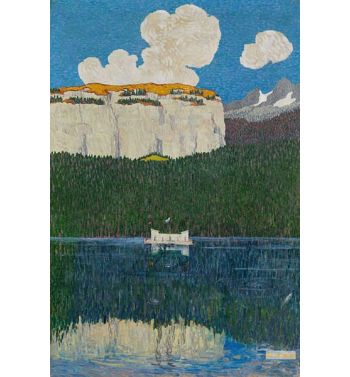 Panorama Of Flims Triptych, Right Panel, 1904