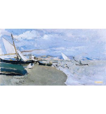 Boats On The Beach Levante Coast