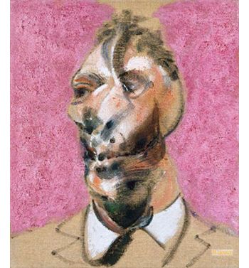 Three Studies for Portrait of George Dyer on Pink Ground III