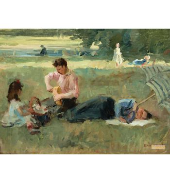 Picnic At Het Bois De Boulogne Paris