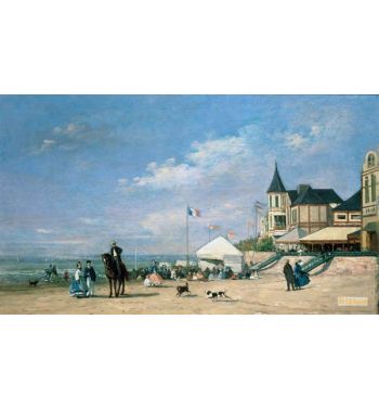 The Beach At Trouville 1863