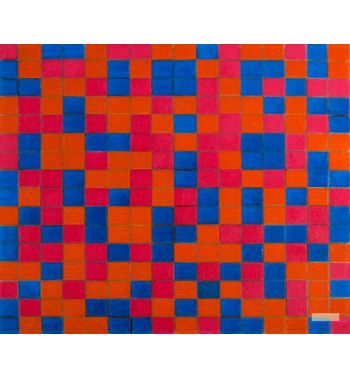 Composition Checkerboard Dark Colors