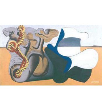 Still Life The Root And Yellow Rope 1930