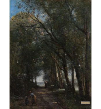 A Lane Through The Trees Ca 1870 73