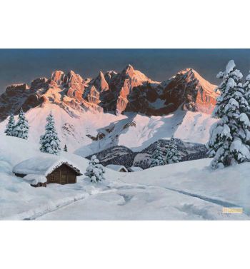 Kaisergebirge in the Morning Light
