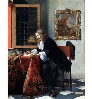 Man Writing A Letter