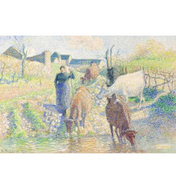The Cows Watering Osny