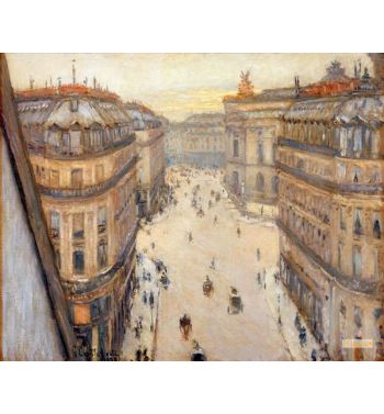 Halévy Street Seen From A Sixth Floor