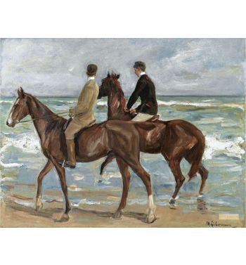 Two Riders On The Beach