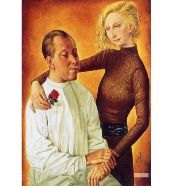 Portrait Of The Painter Hans Theo Richter And His Wife Gisela, 1933