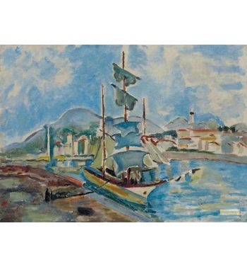 The Garlette Along The Menton Dock