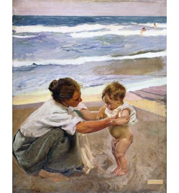 On The Shore Of The Sea 1908