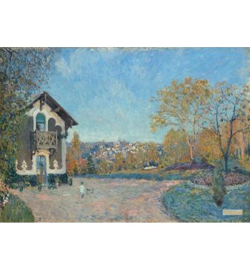 View Of Marly Le Roi From Coeur Volant 1876