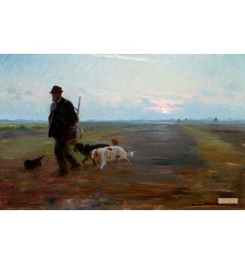 Michael Ancher Vender Hjem Fra Jagten