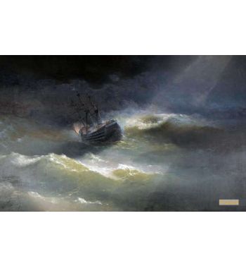 The Ship Maria In The Storm 1892