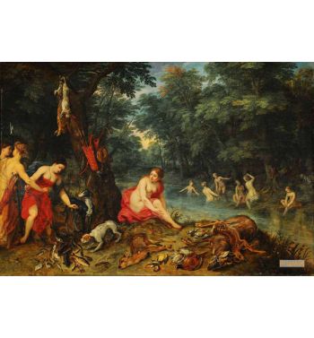 Ba De Ninfas (Diana's Nymphs Returning From Fishing)