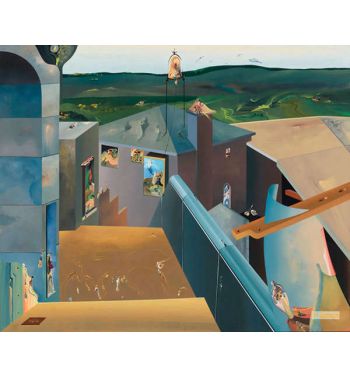 Surreal Landscape With Architectures