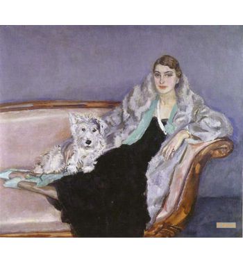 Portrait Of The 20 Year Old Ina Leaves 1932