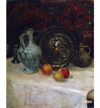 Still Life With A Brass Plate
