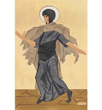Costume Design For 'Liturgie' St Anne, 1915