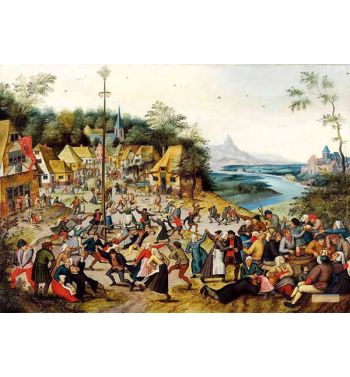 St George's Kermis With The Dance Around The Maypole