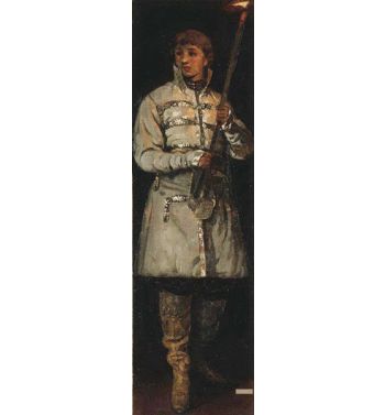 Young Man With Candle