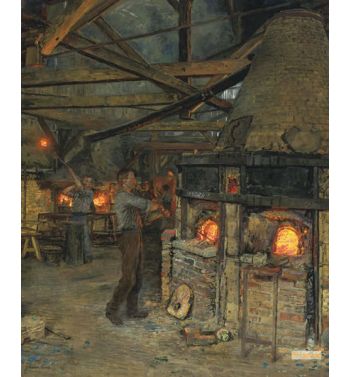 The Glass Blowers In Incheville Près Eu