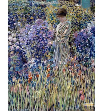 Woman In Garden
