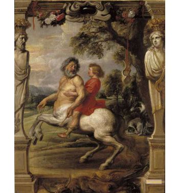 Achilles Instructed By Chiron