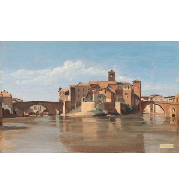 The Island And The Bridge Of San Bartolomeo Rome
