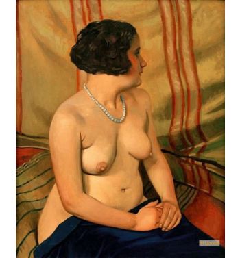Woman With Blue Necklace