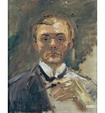 Self Portrait With Raised Hand