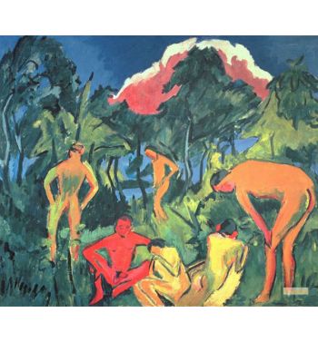 Nudes In The Sun, Moritzburg
