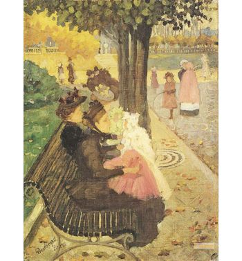 The Tuileries Gardens, Paris, 1895