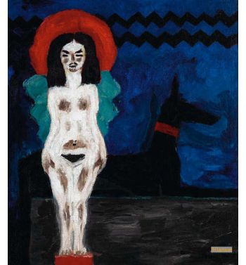 Figure And Dog