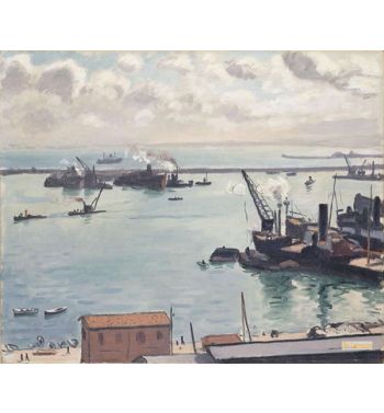 The Port Of Algiers After The Storm