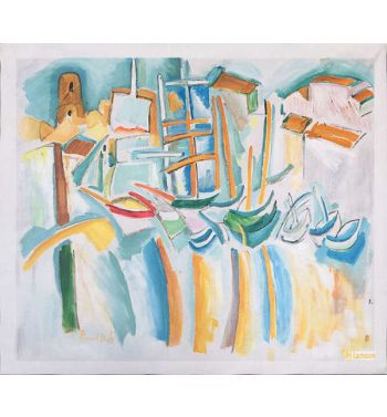 Boats And Boat Martigues 1907