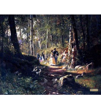 A Walk In A Forest 1869