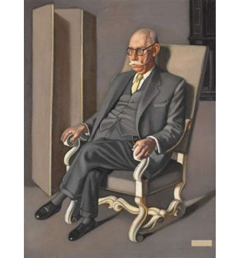 Portrait Of An Armchair Baron Kuffner In