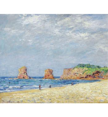 Twin Rocks At Hendaye