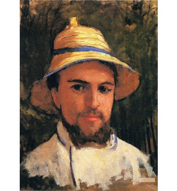 Autoportrait Au Chapeau De Paille